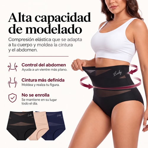 Calzón Faja de Tiro Alto con Control de Abdomen